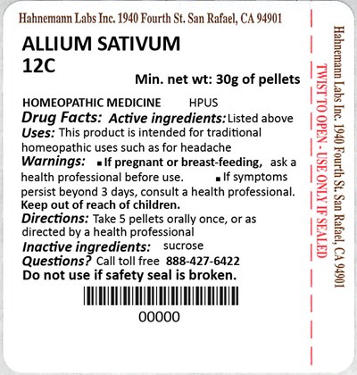Allium Sativum 12c 30g (Allium Sativum 12c 30g)